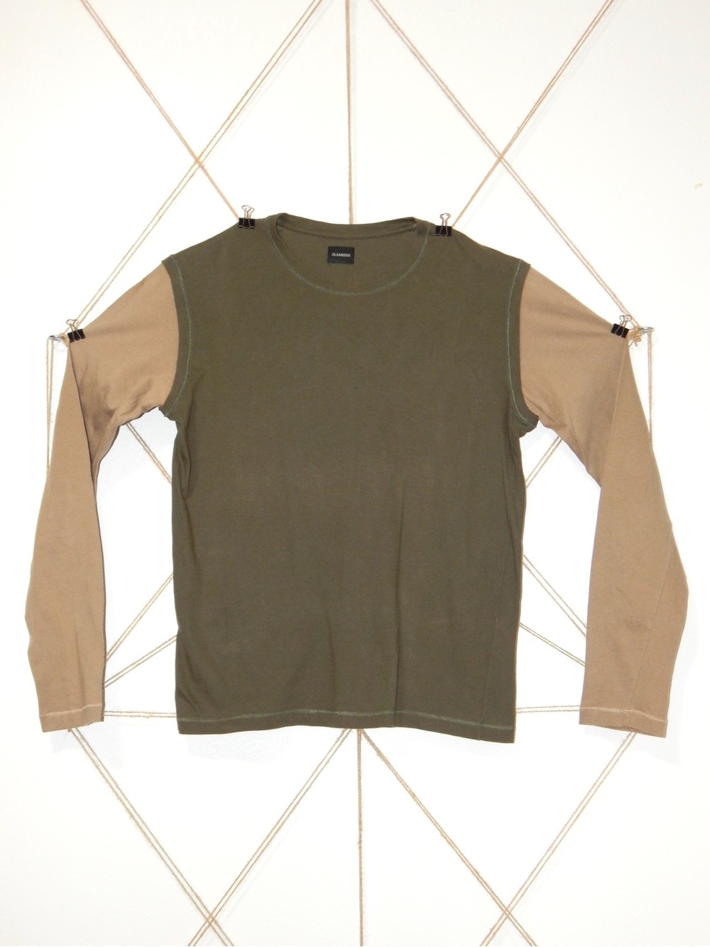 Jil Sander, Color-Block Long Sleeve, c. 2000-2006. Prada ownership era.